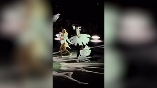 Taylor Swift dancer falls during Wembley Stadium Eras Tour show