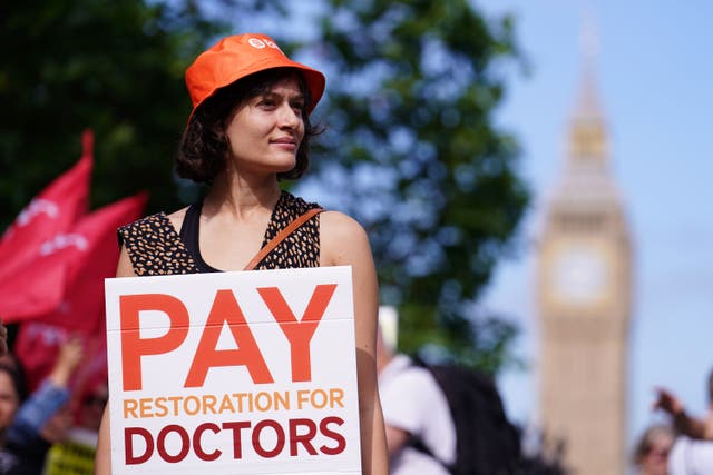 <p>Doctors have been on strike for better pay (PA)</p>