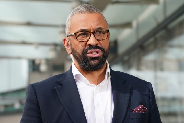 <p>Shadow home secretary James Cleverly (Lucy North/PA)</p>