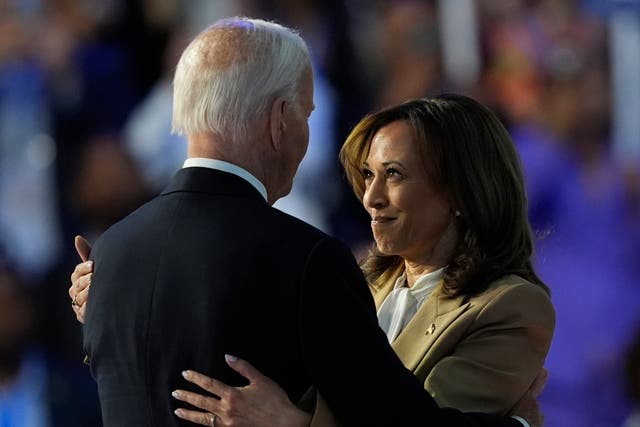 <p>Joe Biden and Kamala Harris </p>