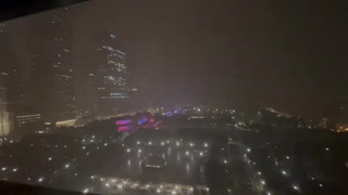 Eerie tornado sirens ring through downtown Chicago