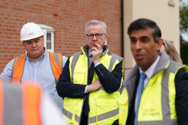 <p> Rishi Sunak and Michael Gove</p>