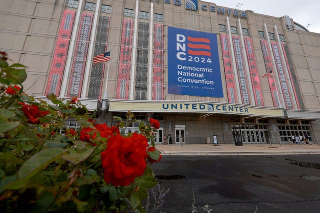 <p>The United Center will host the Democratic National Convention in Chicago this week from Monday to Thursday</p>