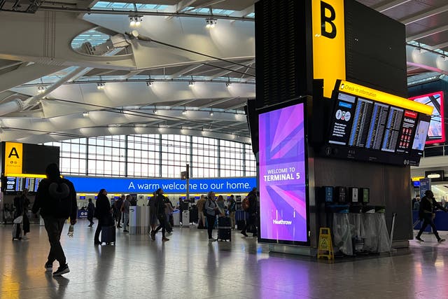 <p>On track: London Heathrow airport Terminal 5, the home of British Airways</p>