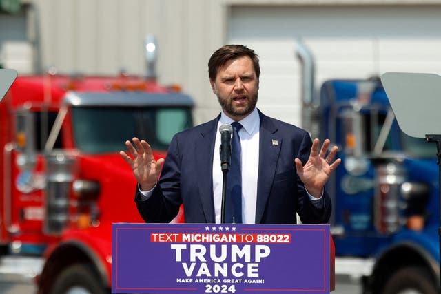 <p>Newly unearthed audio shows Republican vice president nominee JD Vance agreeing with the idea that the purpose of a ‘postmenopausal woman’ is to raise grandchildren. </p>