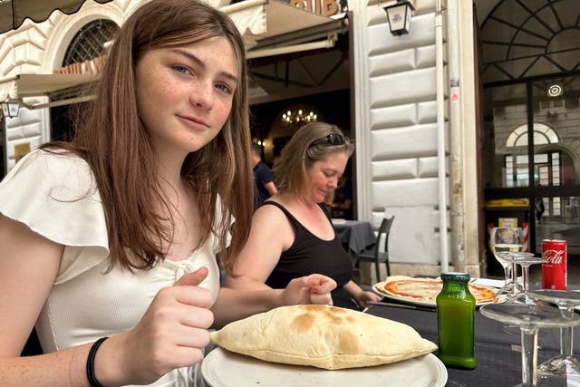 <p>This photo provided by Sara Tirrell shows her daughter Parker Tirrell, a transgender teen, who's family along with another family, filed a lawsuit Friday, Aug. 16, 2024, challenging a New Hampshire state law that bans them from playing on girls' sports teams at their public high schools</p>