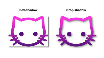 Box-shadow vs. drop-shadow