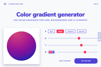 Color gradient generator