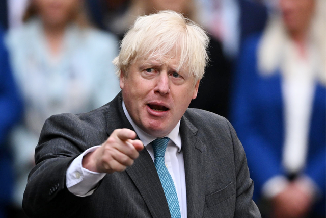 <p>Johnson promises that his book will ‘explode over the publishing world like a much-shaken bottle of champagne’ </p>