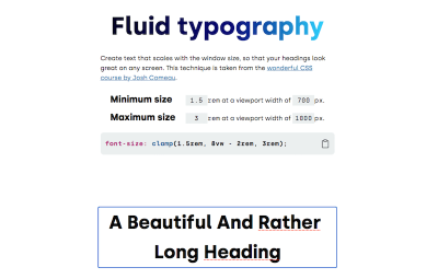 Fluid Typography